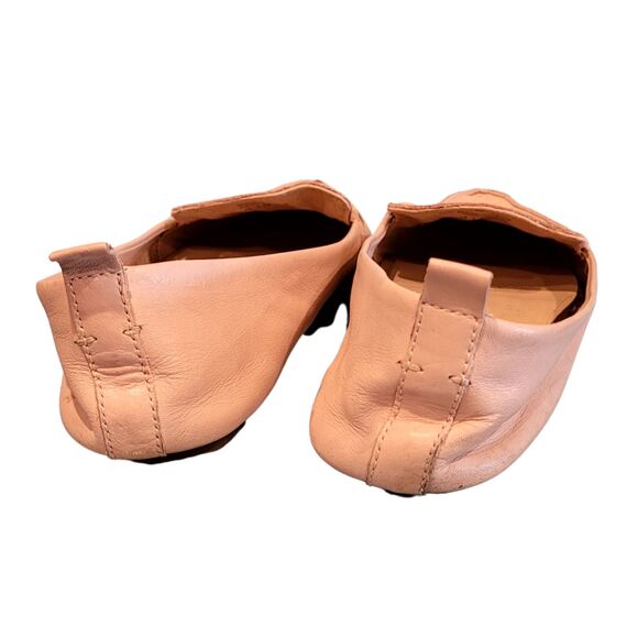 Aldo Genuine Pink Leather Pointy Toe Flat Rubber Sole Women's Shoes Size 8 - Picture 6 of 7